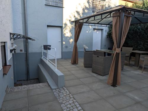 陽台/露台, Schöne Ferienwohnung (Schone Ferienwohnung) in 萊爾貝格