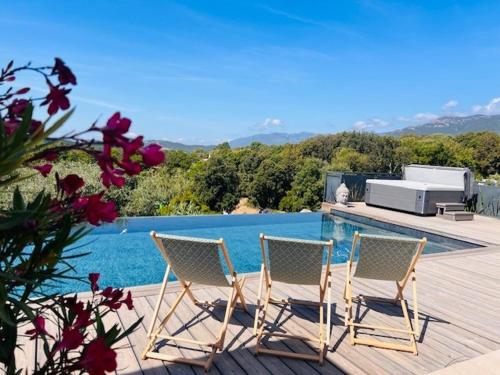 Villa, Piscine, Spa, Billiard et Terrain de pétanque - Location, gîte - Lecci