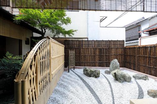 Basara Kinmokusei Kyoto Machiya with 2 Gardens, Hinoki Sauna and Semi-Open-Air Bath