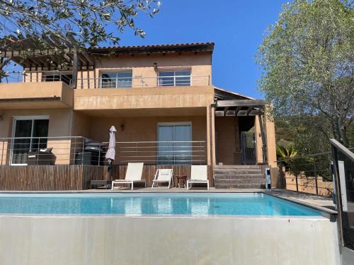 House with sea view, Route de Palombaggia