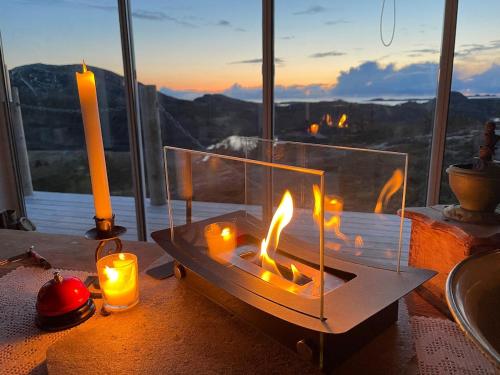 Cabin with stunning views and outdoor jacuzzie, Leset
