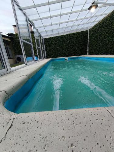 수영장, Caminos Hostal in 팔팔라