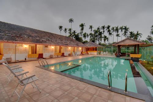 شرفة/ تراس, Siddhanta Manor in Sakleshpur