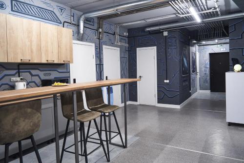 Gagarin Capsule Hotel in Bostandyk Negyed