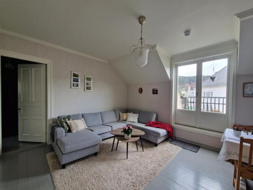 Charming apartment, 3rd floor in Swiss villa in Flekkefjord