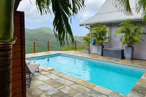 Vista, Lodge 2 - Hibiscus - Jaccuzi Privé (Lodge 2 - Hibiscus - Jaccuzi Prive) in Les Anses-d'Arlet