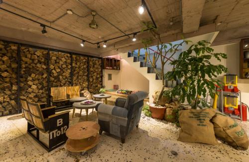 Aufenthaltsraum/TV-Zimmer, Beimen Wow Poshtel in Taipeh