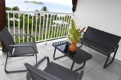 Duplex Rose Porcelaine - Vue Mer- Malendure in Bouillante