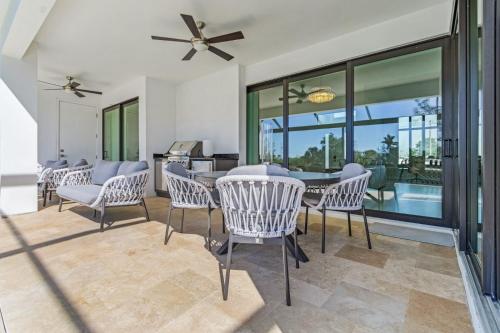 阳台/露台, Villa Sir Henry 10 am Kanal in 北迈尔斯堡