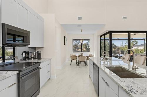 厨房, Villa Sir Henry 10 am Kanal in 北迈尔斯堡