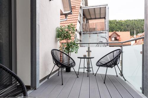 Kilátás, Holiday & Stay, Blautopf Apartments in Blaubeuren