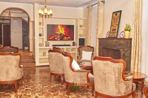 Bendra svetainė / televizorius, Pinetree Gardens Residence in Eldoretas