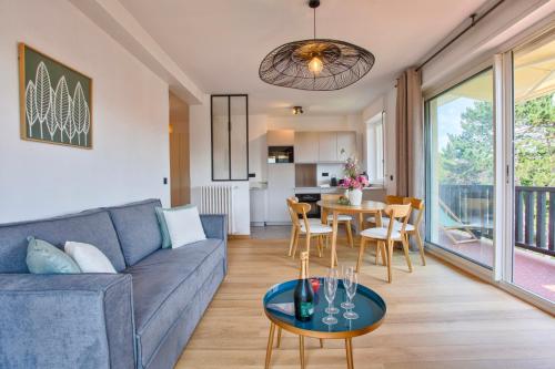Beautiful renovated apartment, balcony, private parking - Location saisonnière - Deauville