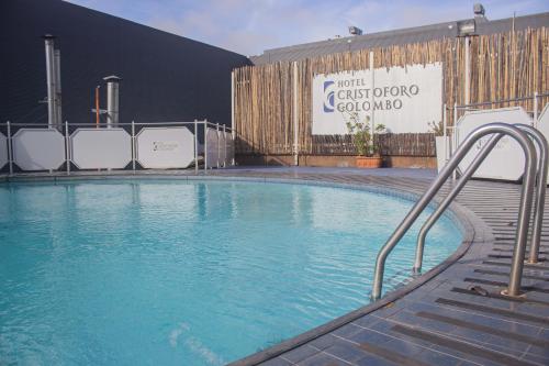 Swimming pool, Hotel Cristoforo Colombo in Palermo
