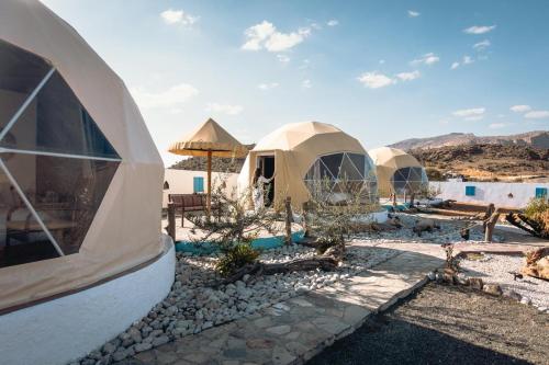 Exterior view, Jabal shams domes in Al Ḩayl