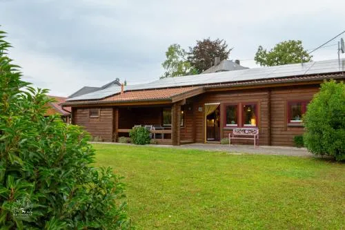 Holzblockhaus, Eifel in Oberkail, Deutschland