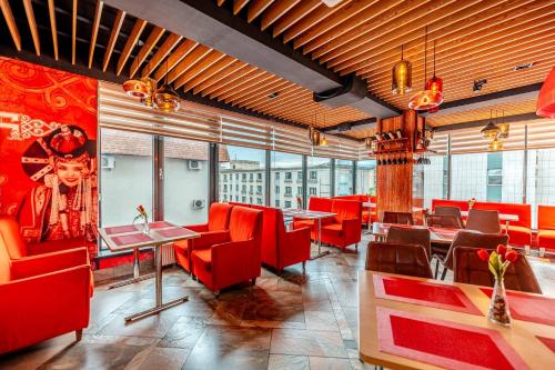 レストラン, H9 ホテル ナイン ウランバートル (H9 Hotel Nine Ulaanbaatar) in ウランバートル