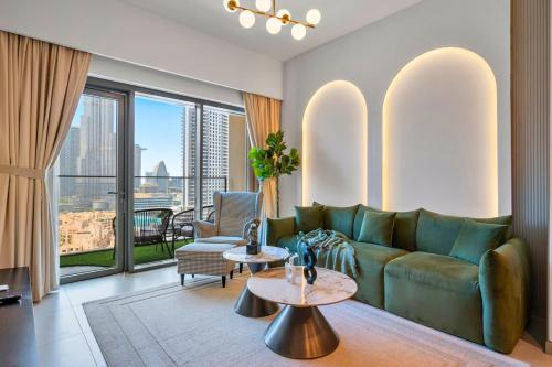 Skyline Gem Full Burj View 2BR Suite with Dubai Mall access by Maxx Value homes, Дубай (фото 5)