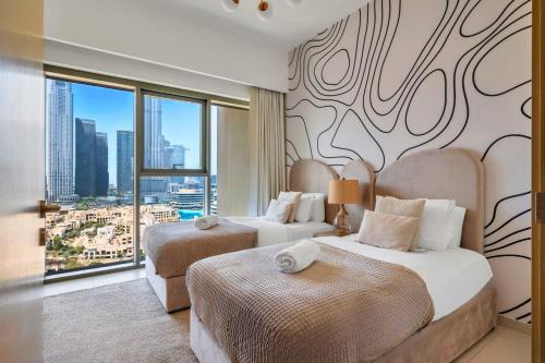 Skyline Gem Full Burj View 2BR Suite with Dubai Mall access by Maxx Value homes, Дубай (фото 6)