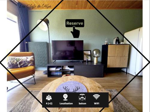 Spacieux et superbe T2 - Pied des pistes - Location saisonnière - Huez