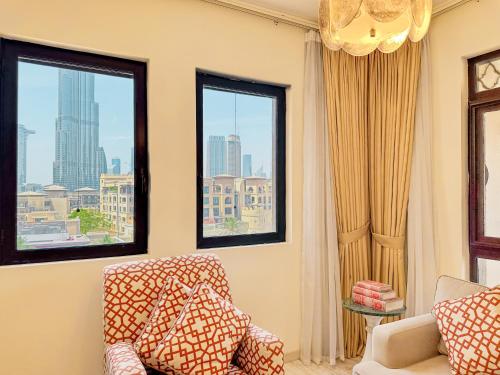 Royal Escape Burj Khalifa View 2BR in Downtown Dubai, Dubaj (fotografie 4)