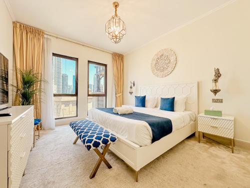 Royal Escape Burj Khalifa View 2BR in Downtown Dubai, Dubaj (fotografie 6)