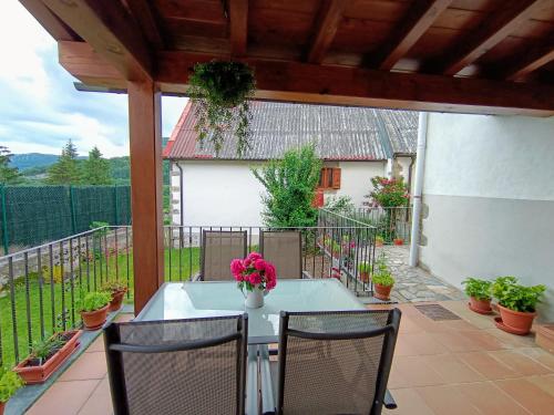 Balkons/terase, Casa rural Txorrota Txortako Txikia Selva de Irati in Villanueva De Aezcoa