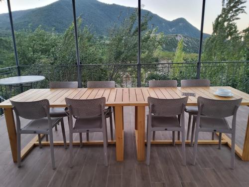 Lady and Bear in Ismailli