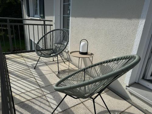 Balkons/terase, Großzügige Ferienwohnung nahe Biberach & Laupheim bis zu 7 Gäste (Großzugige Ferienwohnung nahe Biberach & Laupheim bis zu 7 Gaste) in Schemmerhofen