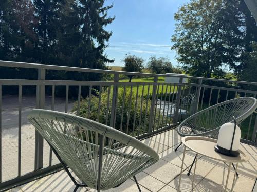 Balkons/terase, Großzügige Ferienwohnung nahe Biberach & Laupheim bis zu 7 Gäste (Großzugige Ferienwohnung nahe Biberach & Laupheim bis zu 7 Gaste) in Schemmerhofen