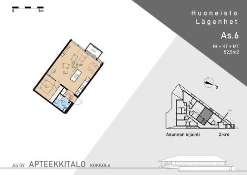 แผนผังชั้น, Central Apartment for 2 in คอกโกลา คาเลอบี