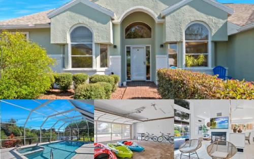 Luxury Canal-Front Home with Heated Pool Spa Bicycles