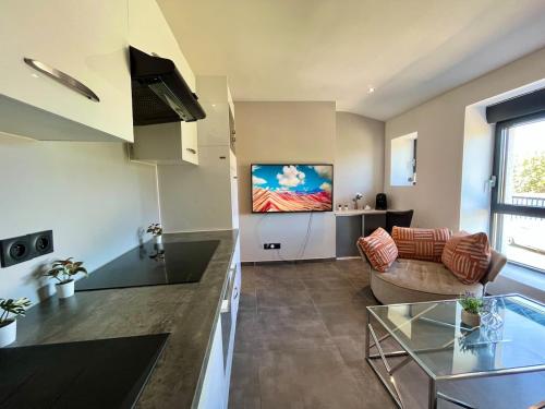 T2 cosy avec parking à 15 min de Lyon - Location saisonnière - Pierre-Bénite