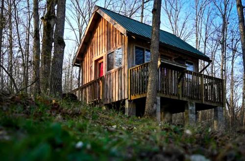 Rustic Cabin Rental with Stunning Forest Views in the Ozarks, Missouri · Jadwin
