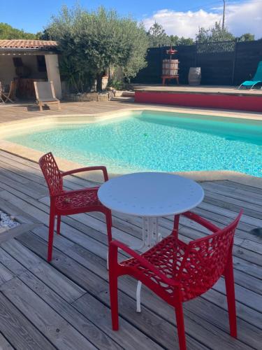 Le Temps d'une Parenthèse Chambre d'hôte en Camargue wifi piscine Clim - Chambre d'hôtes - Marsillargues