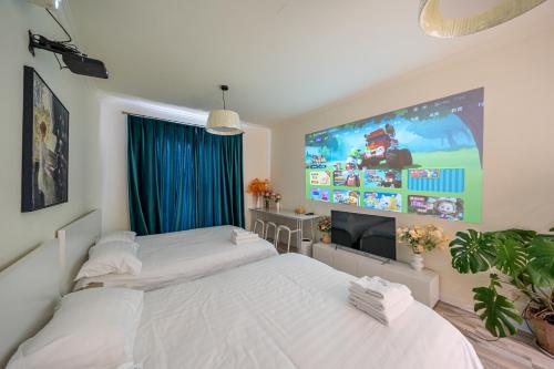 WangYue - Paris Fashion ShFinacial Center Landmark view 2 King Beds Flat, Shanghai (foto 5)
