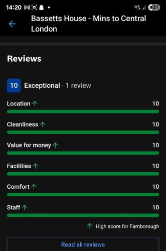Bassetts House - Mins to Central London London