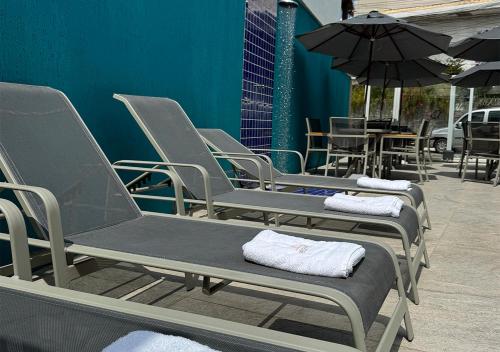 수영장, Pousada Menino do Rio in 빌리지 지 부지오스