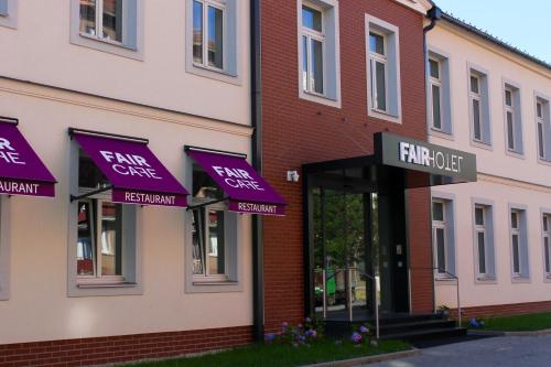 Pohled zvenku, Fairhotel in Brno
