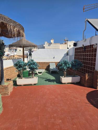 ระเบียง/ชานเรือน, Hostal Nerjasol in เนร์คา