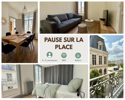 Pause sur la place - Location saisonnière - Poitiers