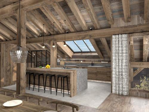 Chalet Méribel 12 pers avec piscine et sauna - FR-1-566-84 (Chalet Meribel 12 pers avec piscine et sauna - FR-1-566-84) in Le Raffort