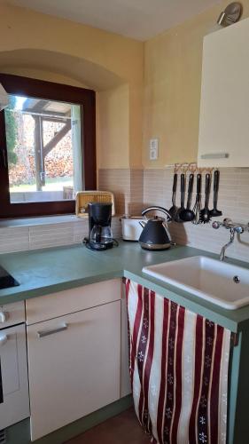 virtuve, Ferienhaus Gut Haselbach im Erzgebirge in Pfaffroda