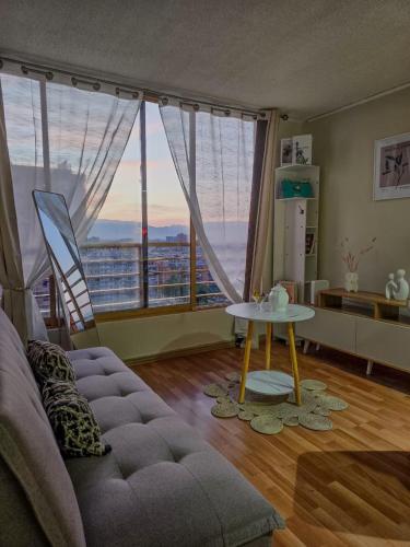 Departamento moderno Santiago Centro con vista