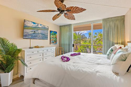 Bed, Maui Banyan Studio, King Bed, Steps to Kam2 Beach in Kihei (HI)