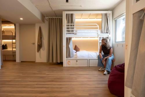 Bed in Superior 8 Bed Female Dormitory with Private Bathroom