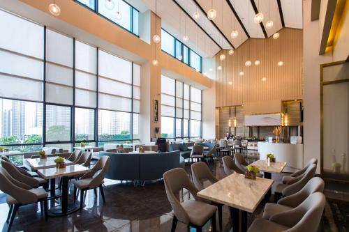 مطعم, Huizhou Faithland Atin Hotel in هويئزو