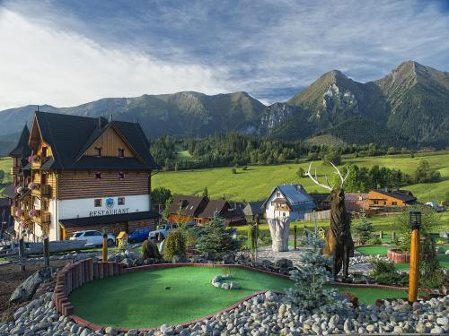 Minigolfa laukums, Wellness Penzion Strachan in Zdiara