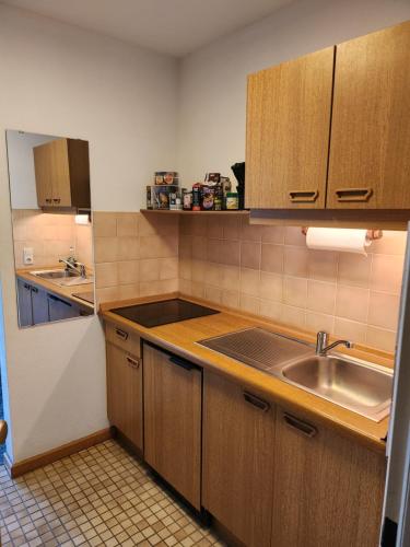 Zimmer mit Küchenzeile in einer abgelegenen ehemaligen Hotelanlage, Vohenstrauß (Foto 6)