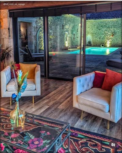 Domaine de Pourrouquet - Chambres d'hotes de charme avec piscine et spa - Castillon-Debats
